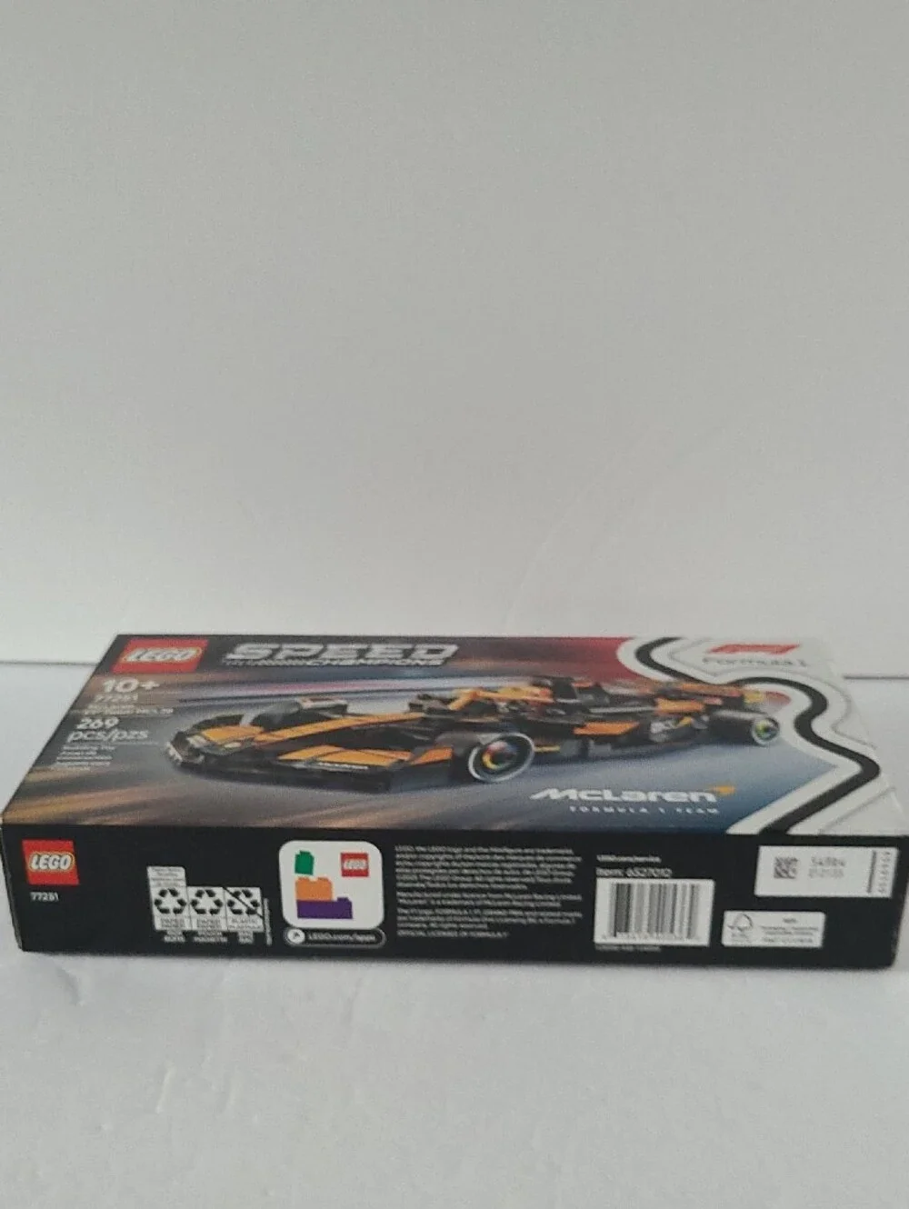 LEGO Speed Champions – McLaren Race Car (Black + Orange) – NEW – #77251